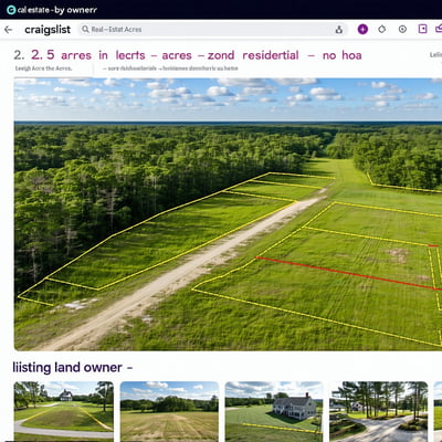 How to Sell Land on Craigslist