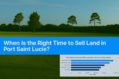Why Now Is a Smart Time to Sell Land in Port Saint Lucie, Florida